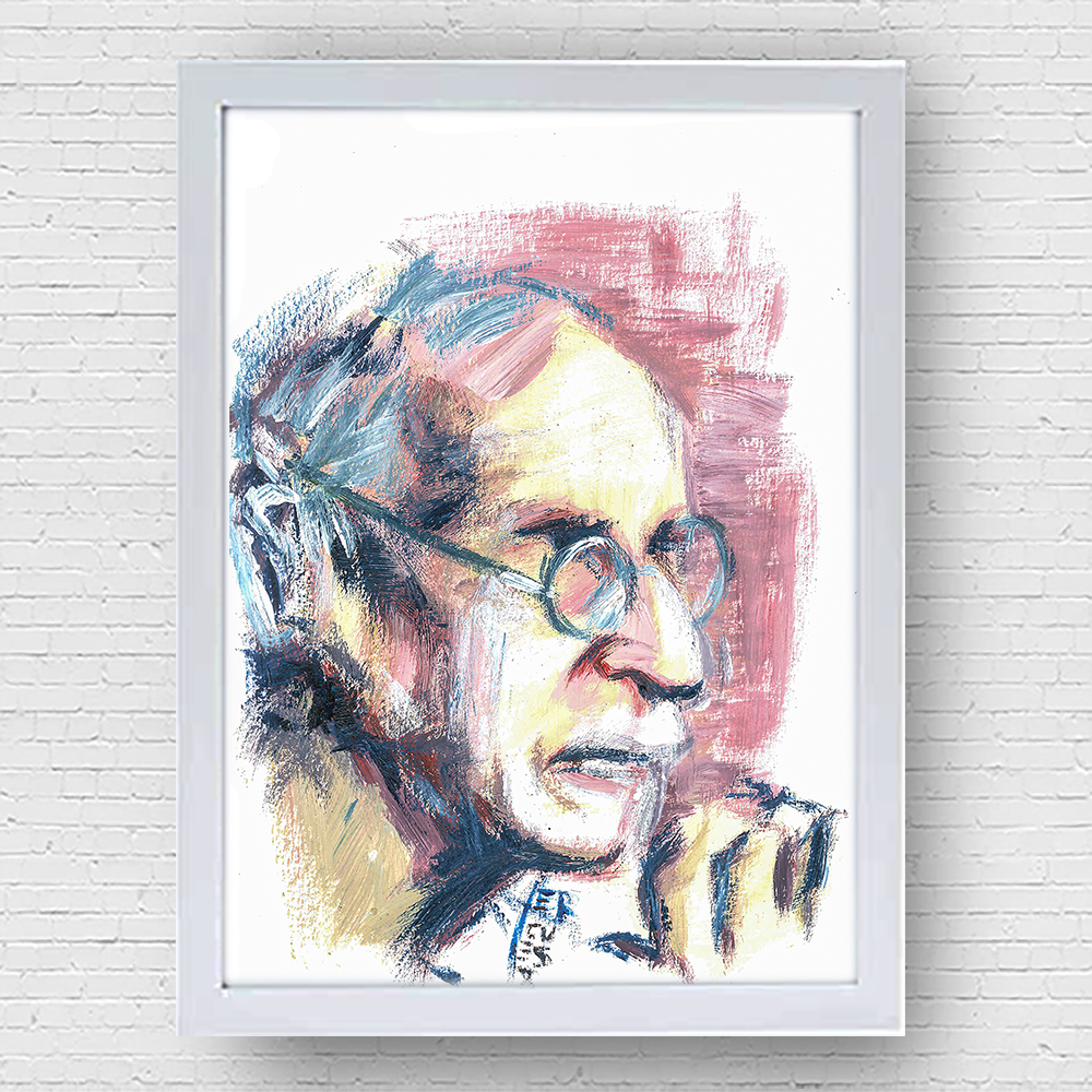 Quadro Pôster Carl Gustav Jung