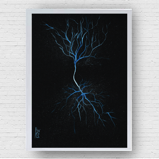 Quadro pôster anatomia: Neurotransmissor 2