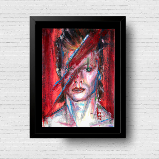 Quadro pôster David Bowie - Ziggy Stardust