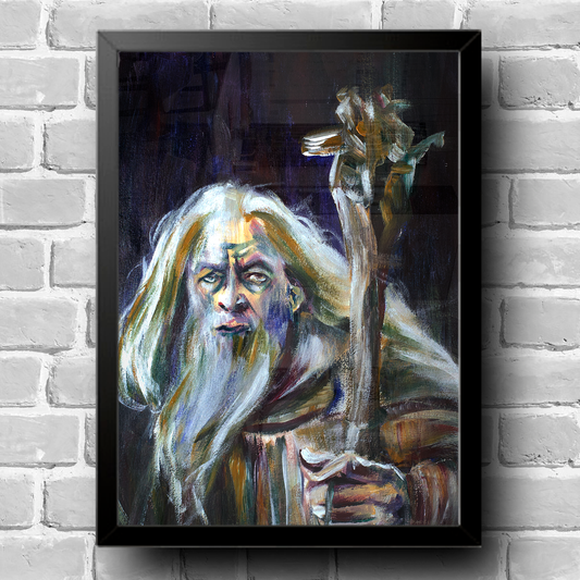 Pôster Senhor dos Anéis - Gandalf por Ian Mckellen (The Lord of the Rings)