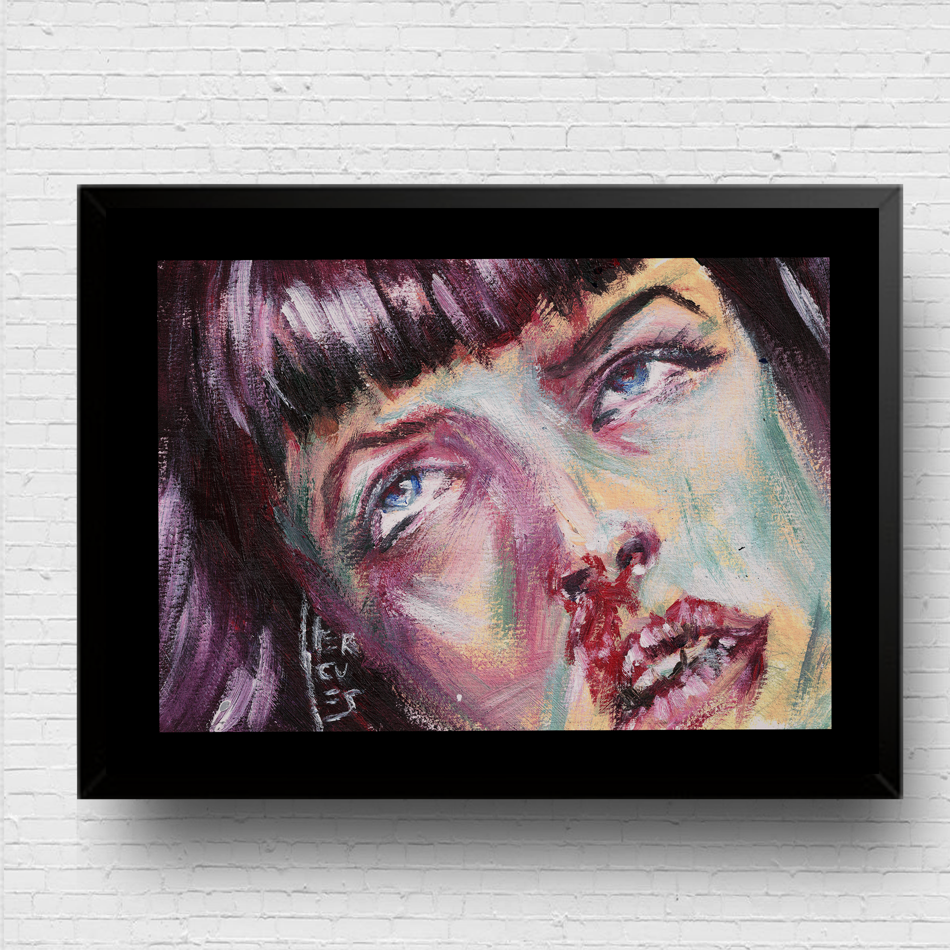 Pôster Mia Wallace Filme Pulp Fiction